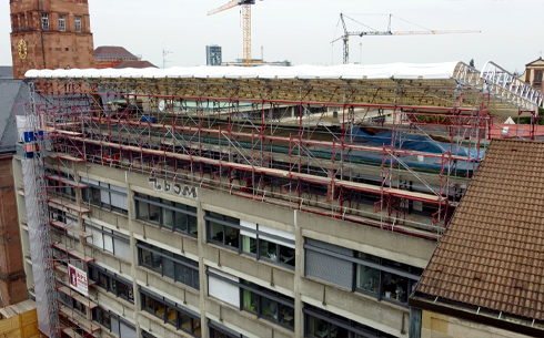 Gerüst Innenstadt